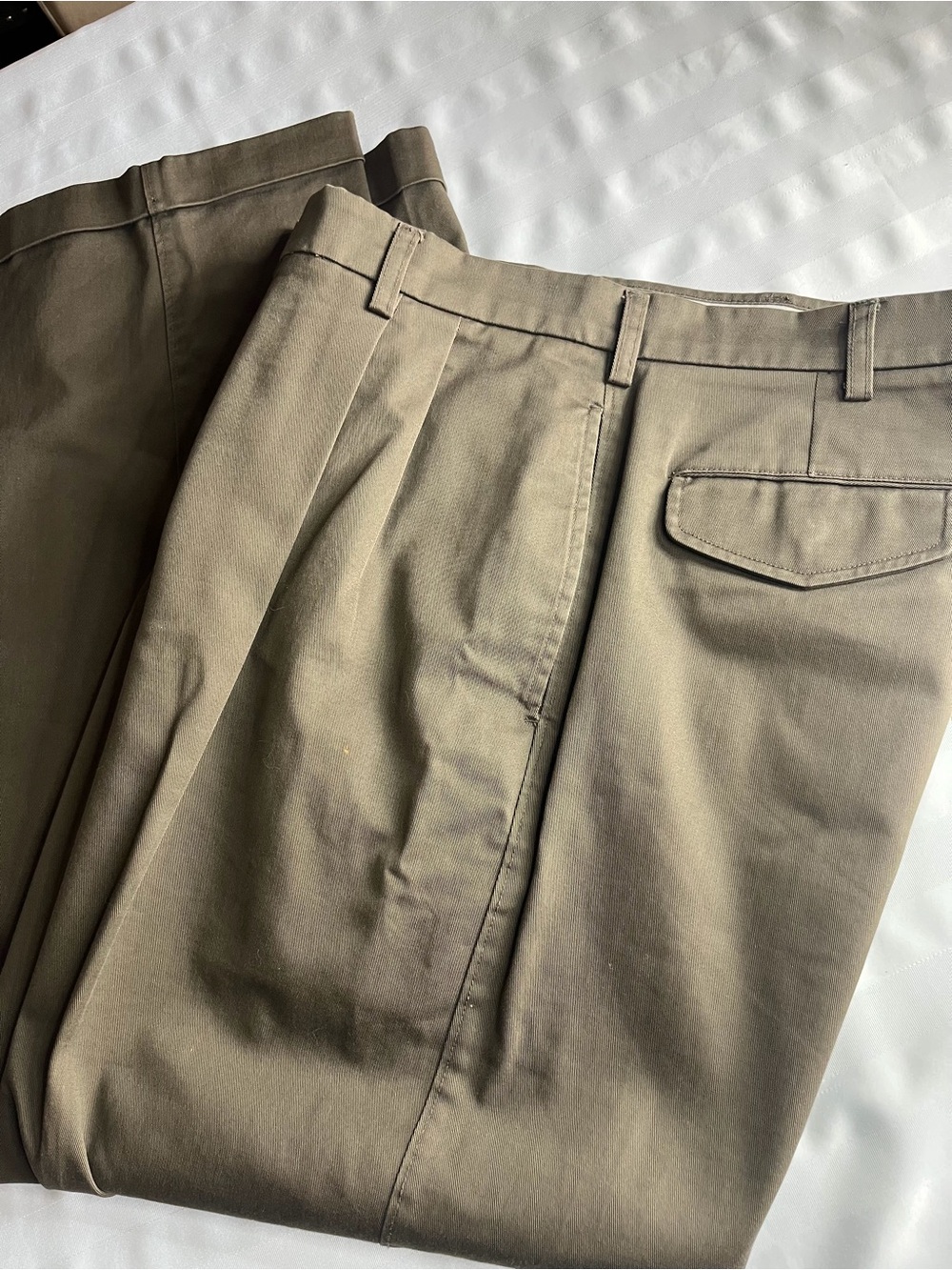 Motion Men’s Work Pants Olive Color size 34x30… excellent condition